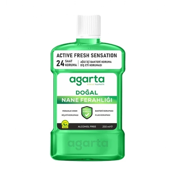Agarta Doğal Ağız Bakım Suyu 250 Ml Nane Özlü