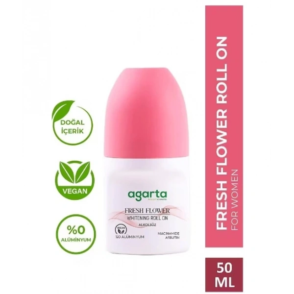 Agarta Doğal Roll-on Fresh Flower 50 Ml