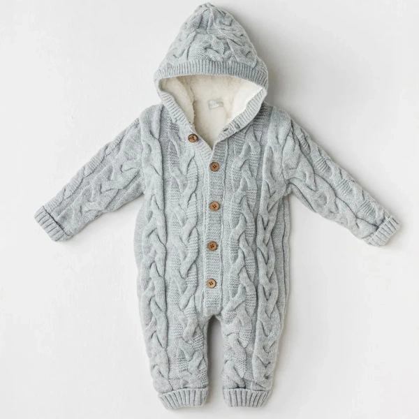Akm Life Ac24336 Knitwear Triko Bebe Kozmonot Grey Melange