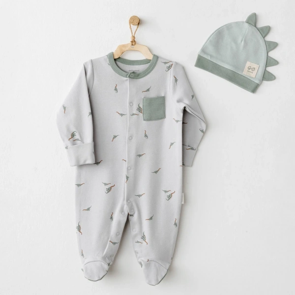 Akm Life Ac26003 Mummy S Snuggle Saurus Tulum Takım Green