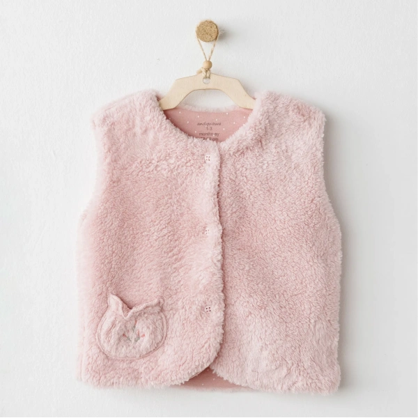 Akm Life Ac26094 Mon Petit Amour Yelek Pink