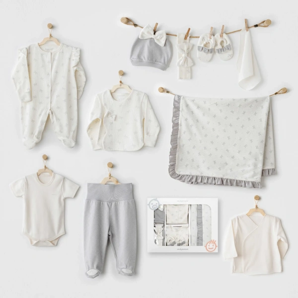 Akm Life Ac26251 Baby Bow Bliss 10lu Hastane Çıkışı Ekru