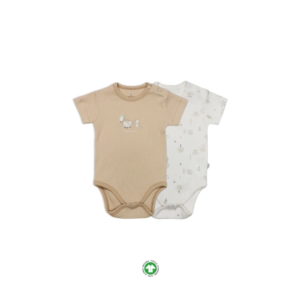 Akm Life Always Dream Yarım Kol 2li Body 17114 Ekru Bej