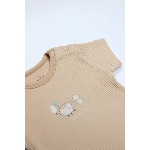 Akm Life Always Dream Yarım Kol 2li Body 17114 Ekru Bej