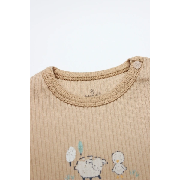 Akm Life Always Dream Yarım Kol 2li Body 17114 Ekru Bej