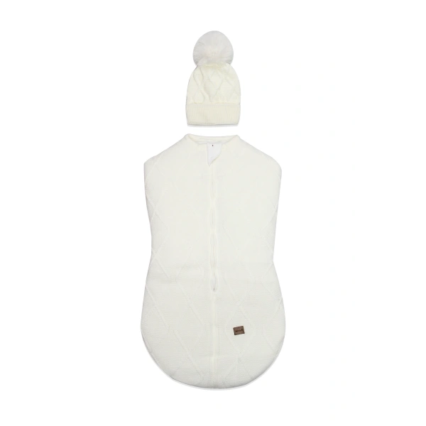 Akm Life Baby İn Swadding Triko Kundak 75108 Ekru