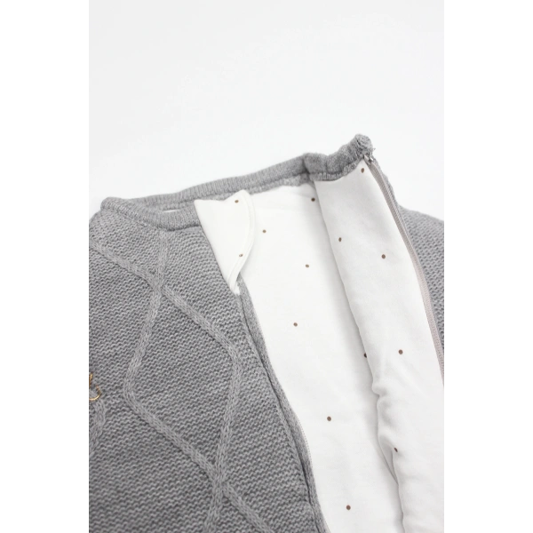 Akm Life Baby İn Swadding Triko Kundak 75108 Gri