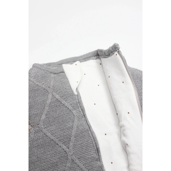 Akm Life Baby İn Swadding Triko Kundak 75108 Gri