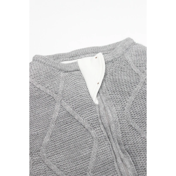 Akm Life Baby İn Swadding Triko Kundak 75108 Gri