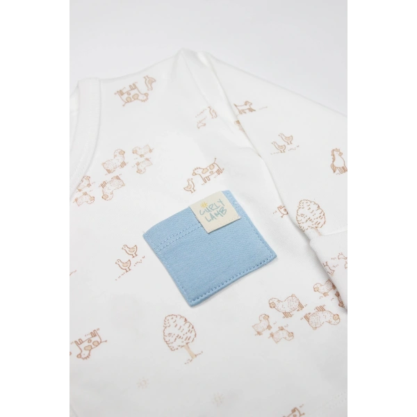 Akm Life Curly Lamb 3lü Zıbın Takımı 13107 Bej Ekru