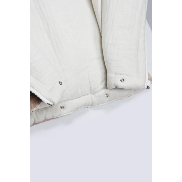 Akm Life Fermuarlı Natural Life Pike Battaniye Boy 70114 Bej