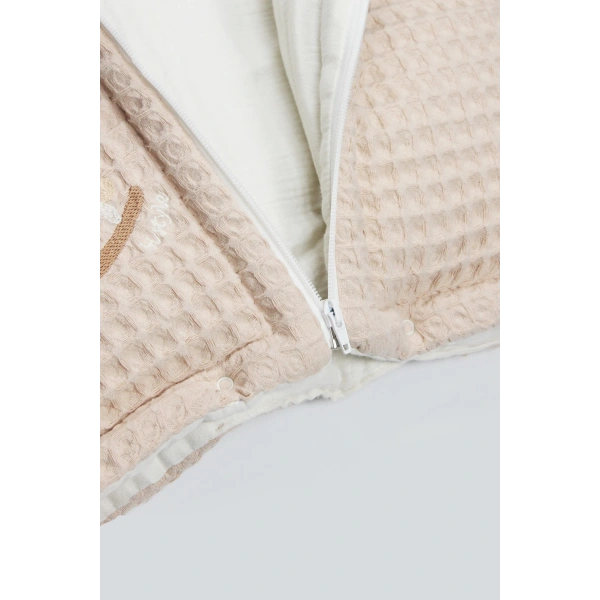 Akm Life Fermuarlı Natural Life Pike Battaniye Boy 70114 Bej