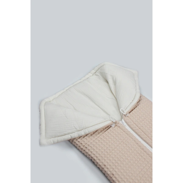 Akm Life Fermuarlı Natural Life Pike Battaniye Boy 70114 Bej