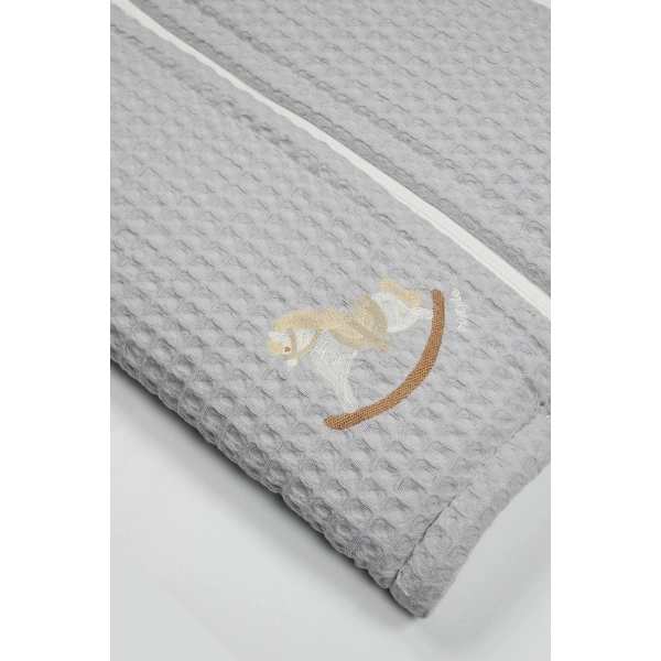 Akm Life Fermuarlı Natural Life Pike Battaniye Boy 70114 Gri