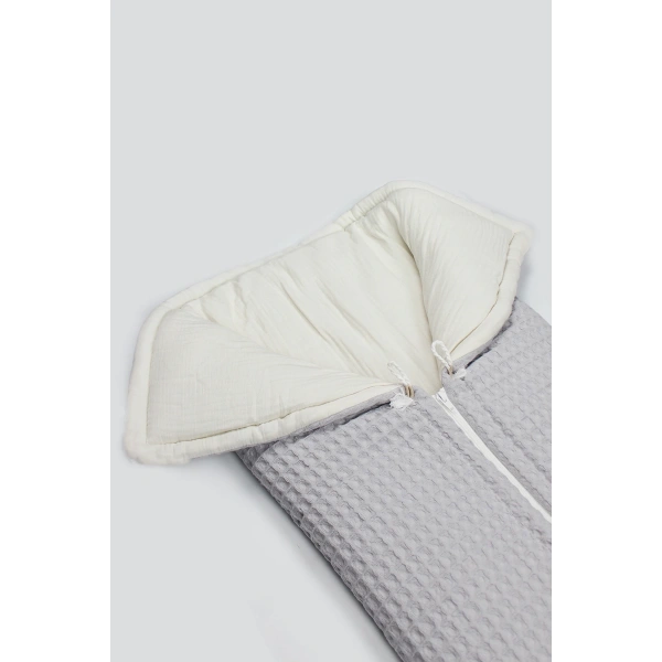 Akm Life Fermuarlı Natural Life Pike Battaniye Boy 70114 Gri