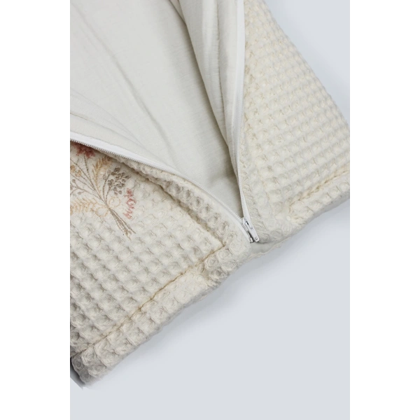 Akm Life Fermuarlı Natural Life Pike Battaniye Girl 70113 Ekru