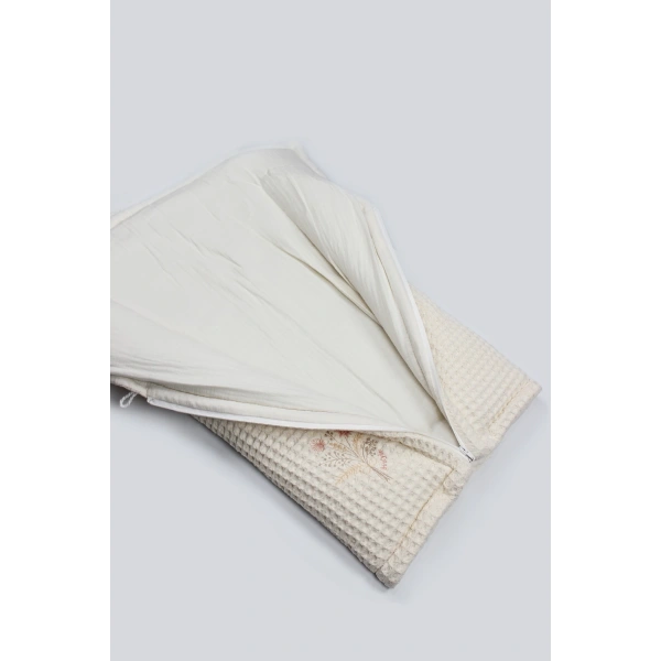 Akm Life Fermuarlı Natural Life Pike Battaniye Girl 70113 Ekru