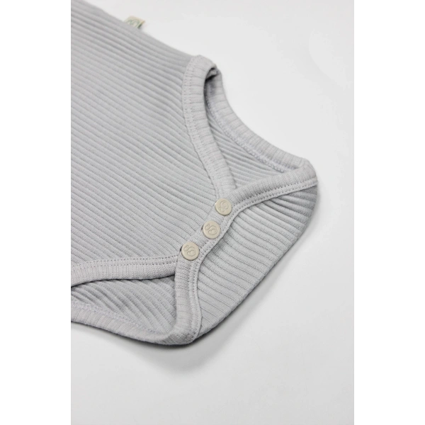 Akm Life Flying Elephant Yarım Kol 2li Body 17116 Ekru Gri