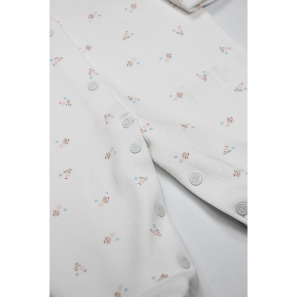 Akm Life Grow İn Love Bebe Tulum 15103 Pembe Ekru