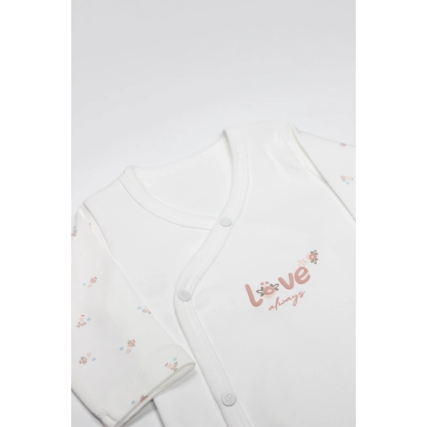 Akm Life Grow İn Lowe Kravuze Body 17106 Pembe Ekru