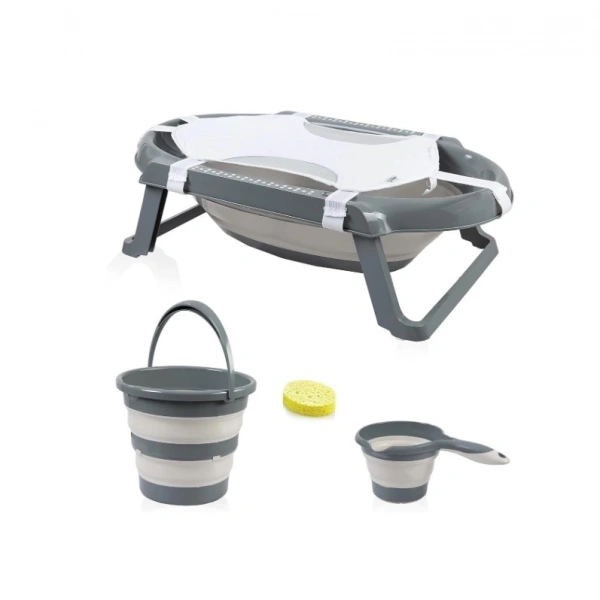 Akm Life Katlanır Banyo 5li Küvet Seti 596 Antrasit