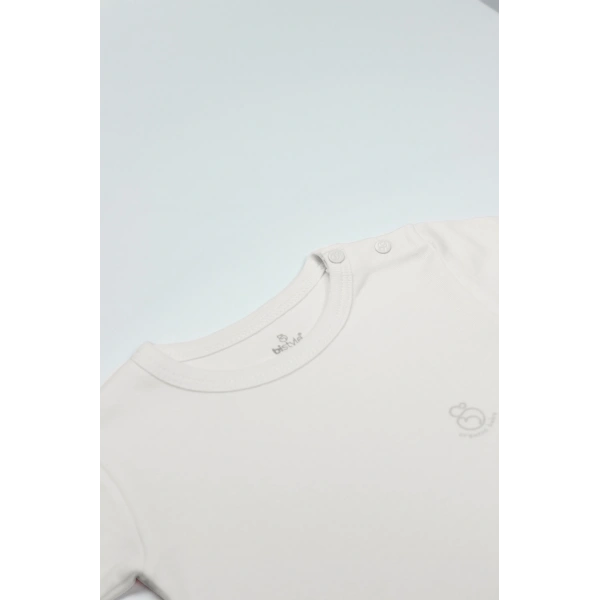 Akm Life Natural Basic Style Uzun Kol Body 17104 Ekru