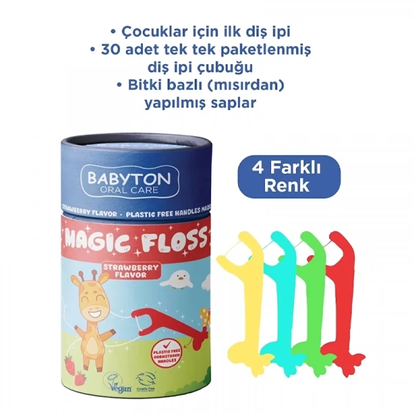 Babyton Çocuklar İçin Diş İpi