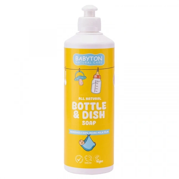Babyton Doğal Emzik Ve Biberon Temizleyicisi Bitkisel Elde Bulaşık Sabunu 500 Ml
