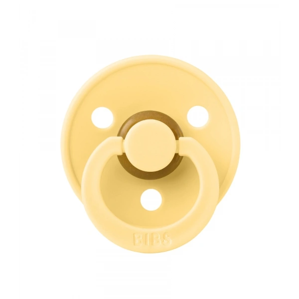 Bibs Colour Kauçuk Emzik 6-18 Ay Pale Butter