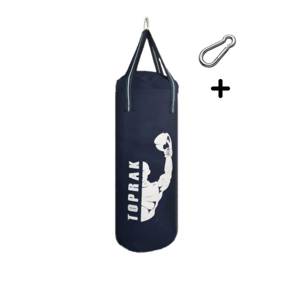 Boş Çocuk Boks Torbası Karabina Aparatı Hediyeli(İçini Doldurabilirsiniz) 50/60cm