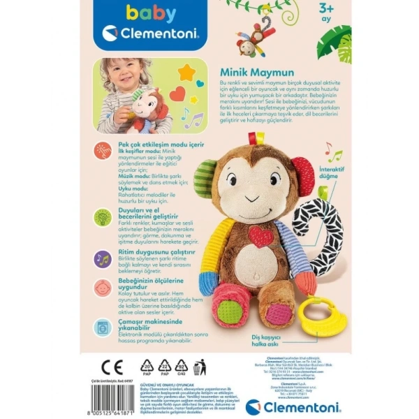 Clemantoni Baby Minik Maymun 64187
