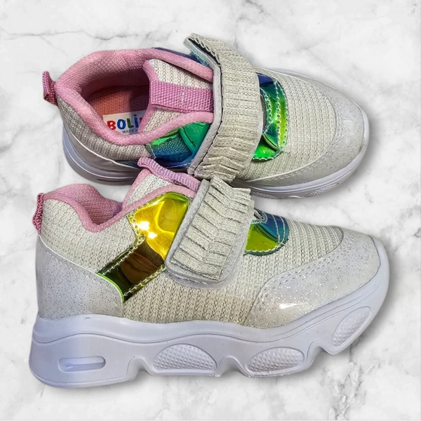 Çocuk Işıklı rahat Kalıp hafif taban spor ayakkabısı