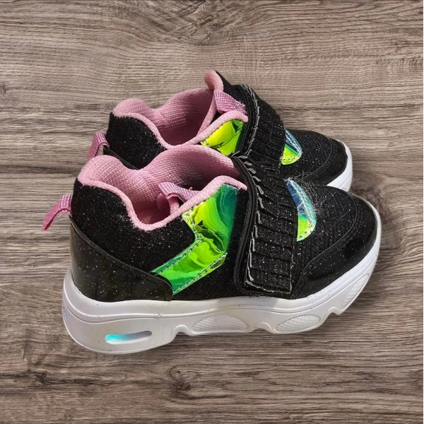 Çocuk ortopedik taban Işıklı rahat kalıp spor ayakkabısı