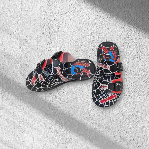 Çoçuk Terlik ortopedik Taban kırmızı siyah