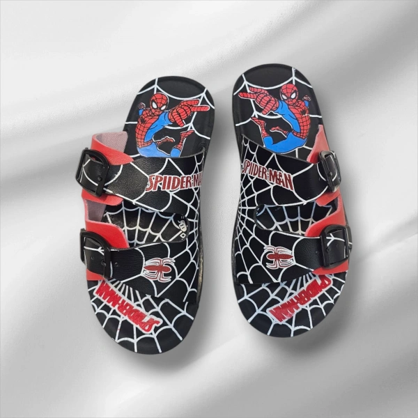 Çoçuk Terlik ortopedik Taban kırmızı siyah