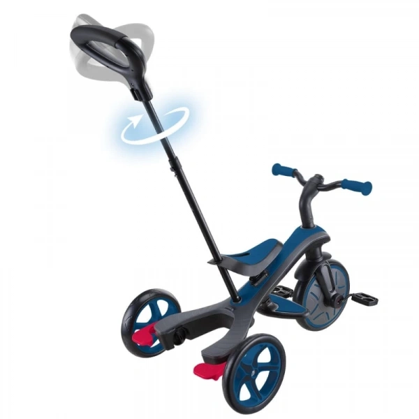 Globber Explorer 4in1 Trike Bisiklet Kraliyet Mavisi