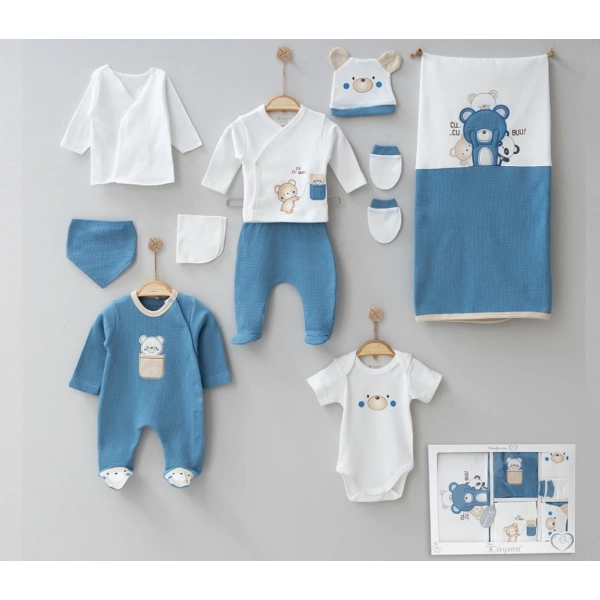 HASTANE ÇIKIŞI %100 ORGANİK PAMUK AYICIK 10 LU SET