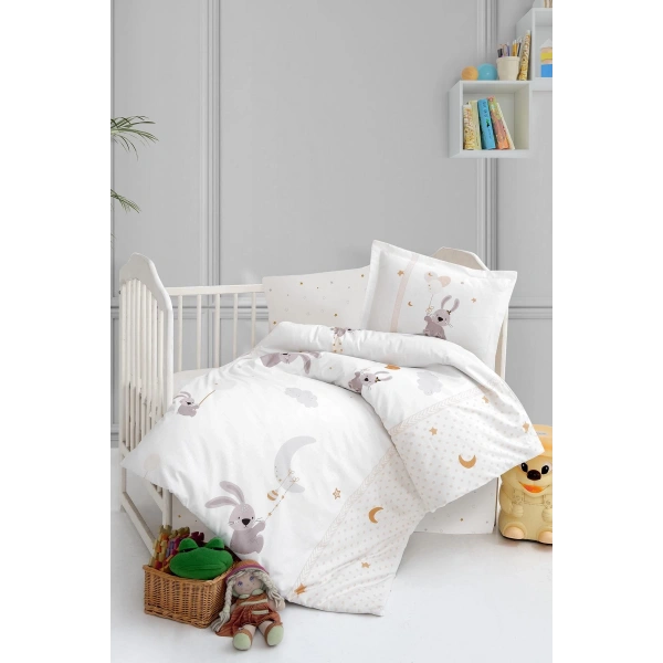 Kanz Ranforce Bebek Nevresim Takımı Knz-001 Bunny Dream