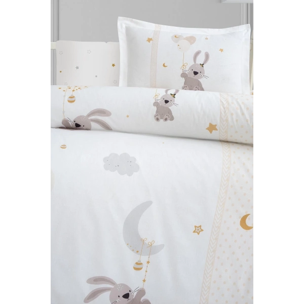 Kanz Ranforce Bebek Nevresim Takımı Knz-001 Bunny Dream
