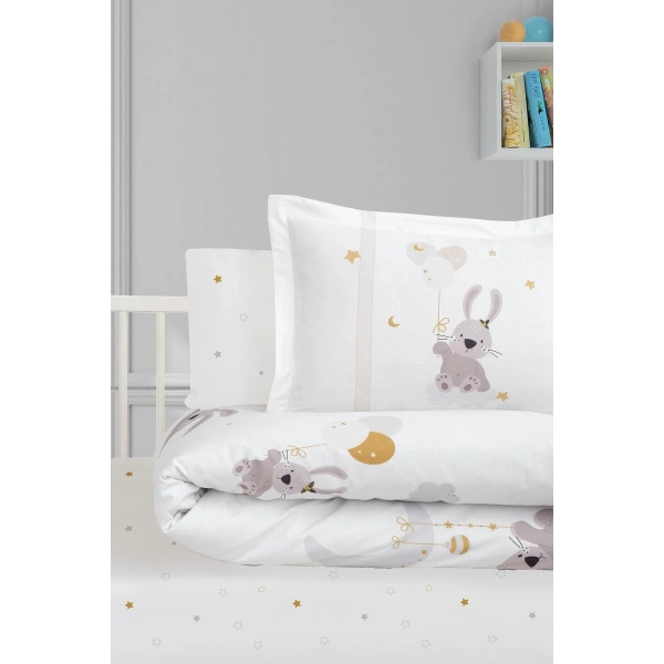 Kanz Ranforce Bebek Nevresim Takımı Knz-001 Bunny Dream