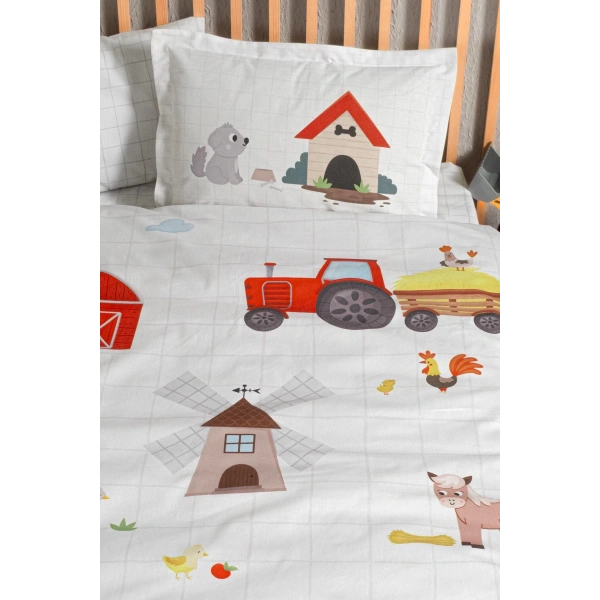 Kanz Ranforce Bebek Nevresim Takımı Knz-001 Farming