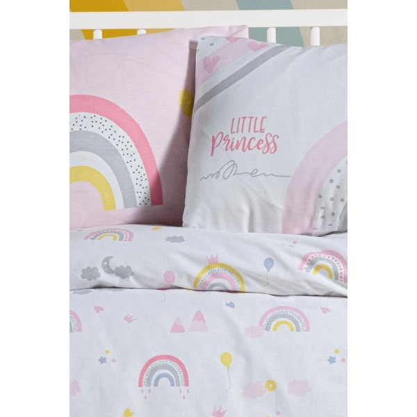 Kanz Ranforce Bebek Nevresim Takımı Knz-001 Rainbow