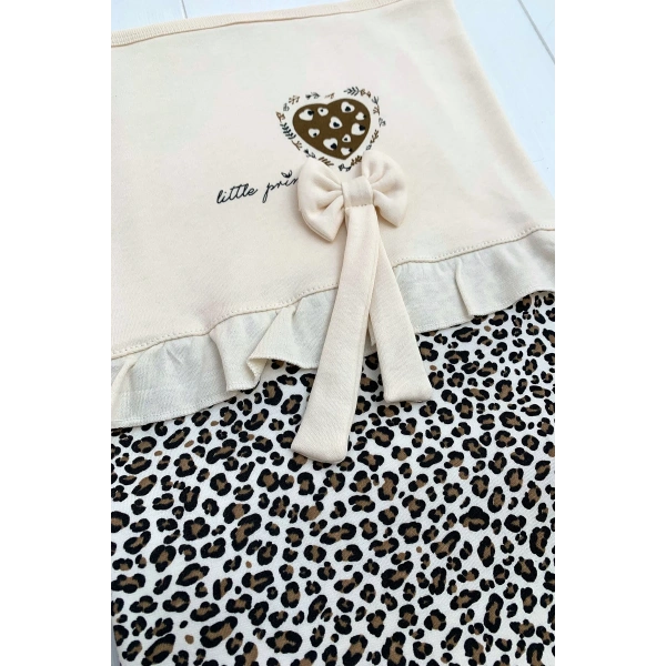 Leopar Desenli 8li Set Yeni Doğan