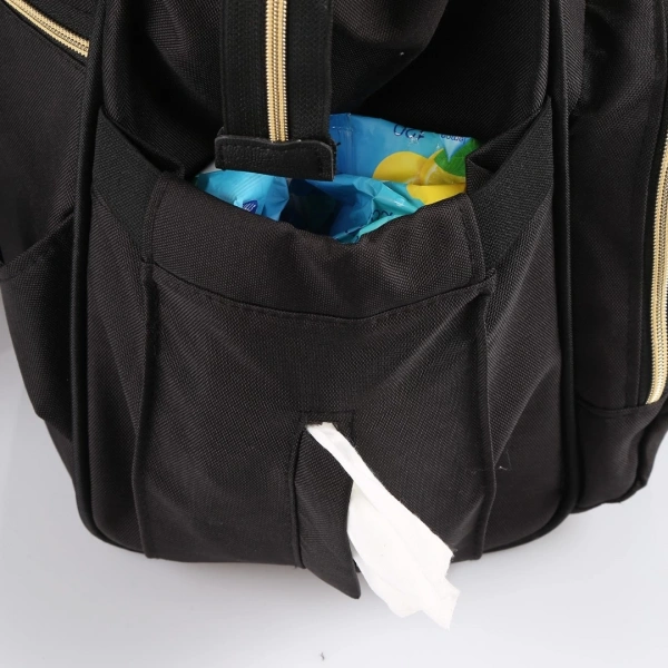 M&y Go Anne Bebek Bakım Sırt Çantası 6610 Siyah