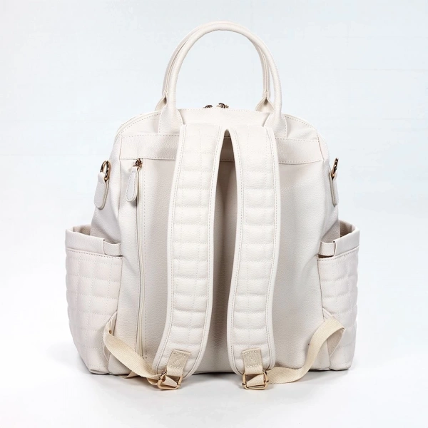 M&y Kitty Deri Anne Bebek Bakım Sırt Çantası 7271 Krem