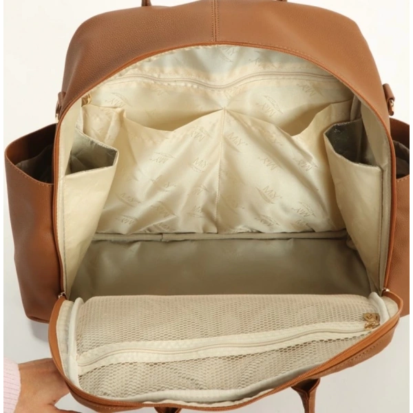 M&y Maia Anne Bebek Bakım Sırt Çantası 7310 Taba