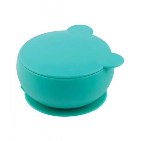 Oioi Blw I Silikon Beslenme Seti 3lü (kaseli) Aqua Green