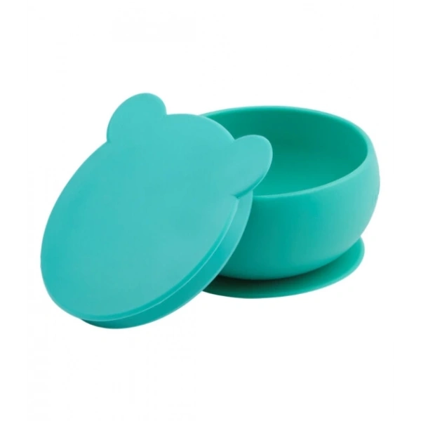 Oioi Blw I Silikon Beslenme Seti 3lü (kaseli) Aqua Green