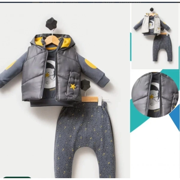 Pamuklu Erkek Bebek alt üst Takım Erkek Bebek Takım 3lü Erkek Çocuk Takım Erkek Bebek Giyim