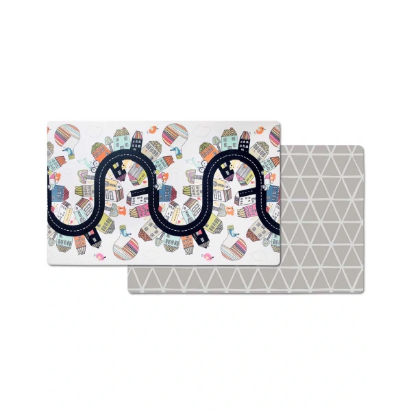 Skip Hop Çift Taraflı Oyun Halısı Oyun Matı Köy